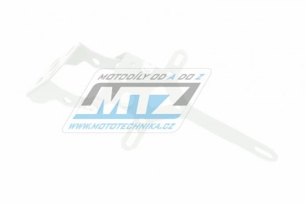 Držák registrační značky SPZ Dual Sport - Benelli TRK502 / 17-24 +TRK502X / 18-24 +TNT125 / 17-19 + Keeway RKF125 / 18-19 - barva bílá