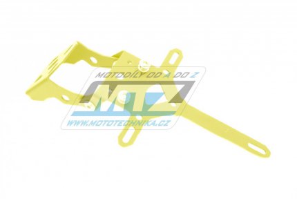 Držák registrační značky SPZ Dual Sport - Benelli TRK502 / 17-20 +TRK502X / 18-21 +TNT125 / 17-19 + Keeway RKF125 / 18-19 - barva žlutá