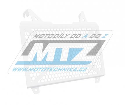 Kryty chladičů ocelové Dual Sport - Suzuki DE800 V-Strom / 23-24 - barva bílá