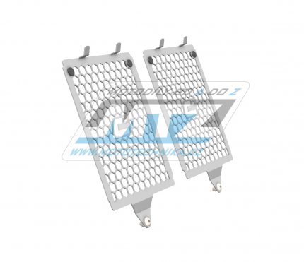 Kryty chladi ocelov Dual Sport - BMW R1300 GS + R1300GS Adventure / 25 +Triple Black + Trophy / 23-24 - barva stbrn (Brushed Steel)