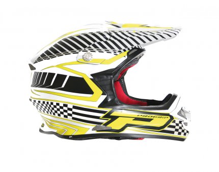 Přilba Progrip 3090 Yellow/White - velikost XL