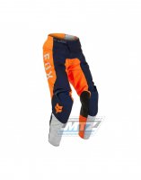 Kalhoty motokros FOX 180 Nitro - fluo oranžové - velikost 38