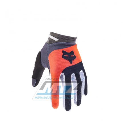 Rukavice motokros FOX 180 Ballast  - erno-edo-oranov - velikost M