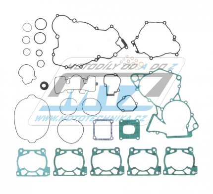 Těsnění kompletní motor (včetně gufer motoru) KTM 125SX+150SX / 16-22 + 150EXC / 20-23 + Husqvarna TC125 / 16-22 + TE150 / 17-23