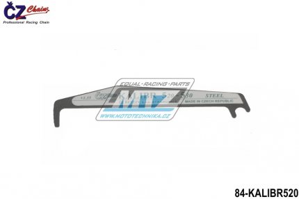 Kalibr/Měrka řetězu ČZ - pro řetěz 520 (5/8 x 1/4") + řetěz 525 (5/8 x 5/16") + řetěz 530 (5/8 x 3/8")