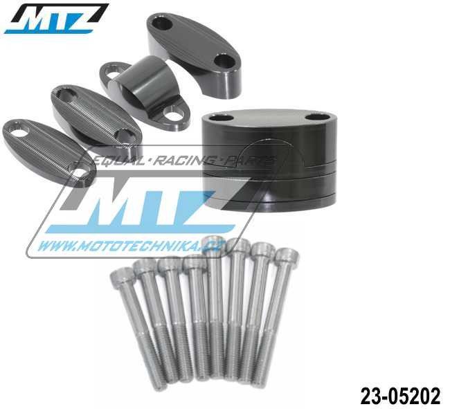 Sada vyvýšení řidítek (průměr 22mm) včetně šroubů (barva černá)