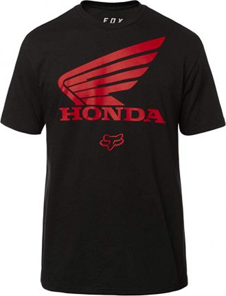 Triko FOX Honda Tee Black - velikost S