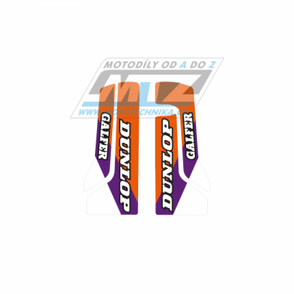 Polepy kryt vidlic KTM EXC / 16-23 + SX+SXF / 15-22 - typ polep Dream5