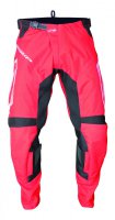 Kalhoty motokros PROGRIP 6015 - červeno-černé - velikost 36