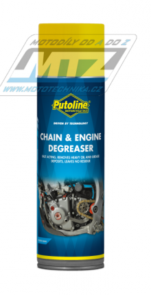 Sprej Putoline Chain/Engine Degreaser (500ml)