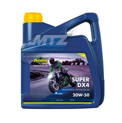 Olej motorový motocyklový Putoline Super DX4 20W50 (balení 4L)