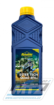 Olej motorov motocyklov Putoline Ester Tech Quad RF4+ 10W40 (balen 1L)