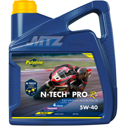 Olej motorov motocyklov Putoline N-TECH ROAD PRO R+ 5W40 (balen 4L)