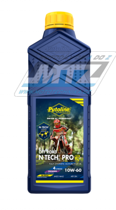 Olej motorov motocyklov Putoline N-TECH PRO OFFROAD 10W60 (balen 1L)