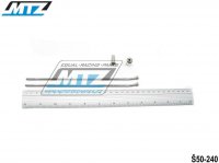 Drát/Špice nerezové do kola + Niple 17" - Honda XR250 / 96-04 + XR400 / 96-04 + XR600 / 91-00 + XR650 / 00-07