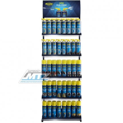 Stojan prodejní "Metal Aerosol Display" Putoline - ocelový, 5patrový