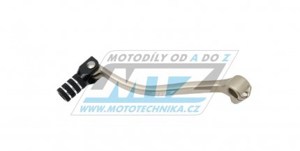 Řadička (řadicí páka) Kawasaki KXF250 / 04-05 + Suzuki RMZ / 04-06 - stříbrná