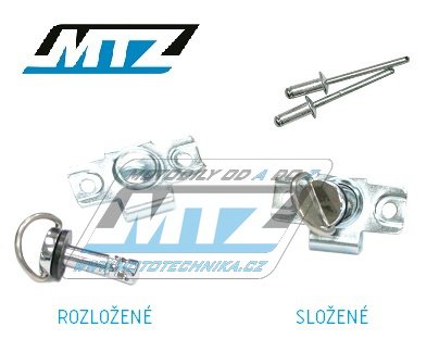 Šroub / Bajonet rychloupínací "Quick Fastener" - délka 19mm