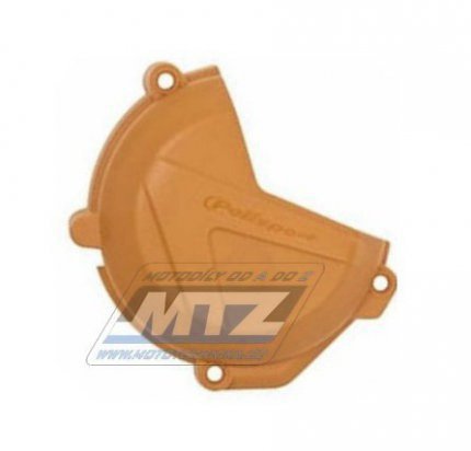 Kryt spojkového víka KTM 250EXCF+350EXCF / 19-22 + Freeride 250F / 18-19 + Husqvarna FE250+FE350 / 19-23 - barva tmavě oranžová
