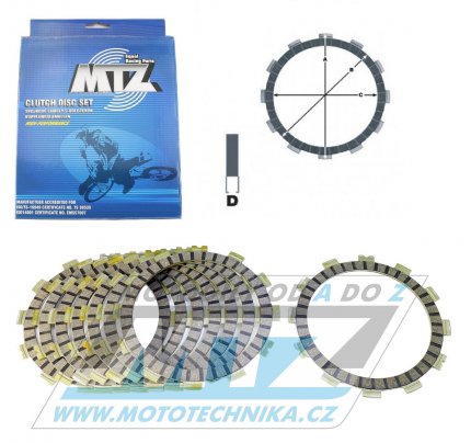 Lamely spojkov tec (s obloenm) MTZ 885-D3374-8 - Suzuki RM250+GV1400(GD)(GC)(GT)+VS1400GL(P)(F) INTRUDER+VS1400 INTRUDER+DR350+DR350S+DR350SE+DR650R(U)+DR650RSE(U)+RMX250 + Sherco SEF450+SEF510