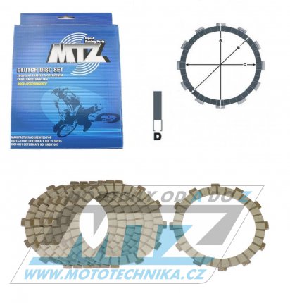 Lamely spojkov tec (s obloenm) MTZ - KTM 85SX / 18-23 + Husqvarna TC85 / 18-23 + Gas-Gas MC85