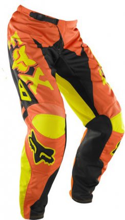 Kalhoty motokros FOX HC ANTHEM - oranov