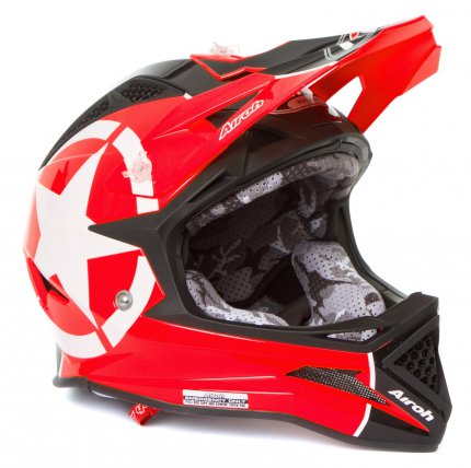 Přilba Downhill Fighter Shot Orange Gloss  Airoh