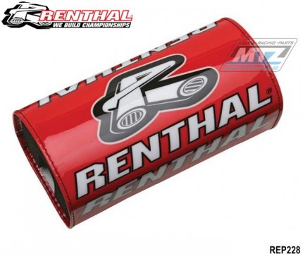 Polstr/Kostka na řidítka (bez hrazdy 28,6) - Renthal Fatbar-Pad P228 - červený