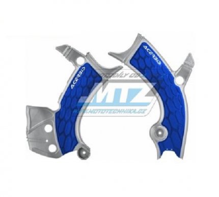 Kryty rámu Yamaha YZF250 / 19-23 + YZF450 / 18-22 + WRF450 / 19-23 + WRF250 / 20-24 + Fantic - barva šedo-modrá