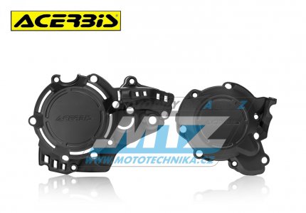 Kryty spojkového víka a víka zapalování Acerbis - Husqvarna TC250 / 17-18 + TE250+TE300 / 17 +  TE250i+TE300i / 18-19 + KTM 250EXC+300EXC / 17 +  250EXC TPI+300EXC TPI / 18-19 + 250SX / 17-18 - barva černá