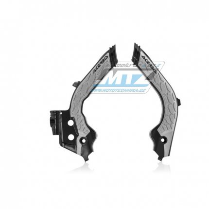 Kryty rámu Husqvarna TC125+TC250 + FC250+FC350+FC450 / 19-22 + TE150+TE250+TE300 + FE250+FE350+FE450+FE501 / 20-23 + Gas-Gas MC+MCF+EC+ECF - barva černo-šedá