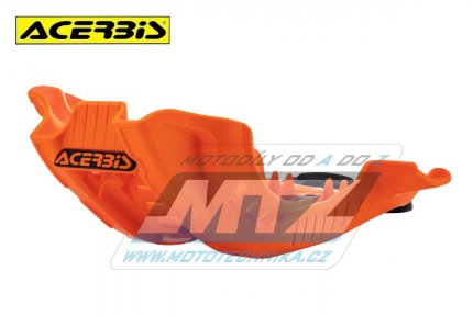 Kryt pod motor Acerbis MCF250+MCF350 / 21-23 + EXF250F+EXF350 - barva oranov/ern