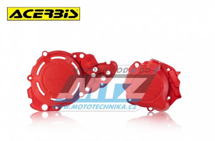 Kryty spojkového víka a víka zapalování Acerbis - Beta RR250+RR300 / 20-23 + RR250 RACING+RR250 X-TRAINER + RR300 RACING+RR300 X-TRAINER / 18-23 - barva červená