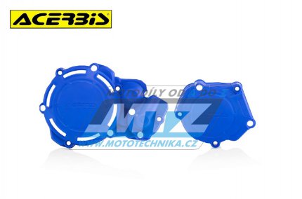 Kryty spojkového víka a víka zapalování Acerbis - Fantic XX250 / 21-23 + Yamaha YZ250 / 05-23 - barva modrá