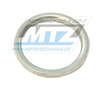 Těsnění výfuku (těsnění mezi motor a svody) - rozměry 26,5x33x4mm (Honda XR250+XL250+XR70+XR50+TRX90+TRX125+CT70+CT110+ATC70+ATC125+Z50)