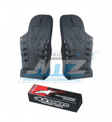 Nhradn stedy podrek na jezdeck boty Alpinestars TECH10 (pro modely 2010-2020) - 1 pr