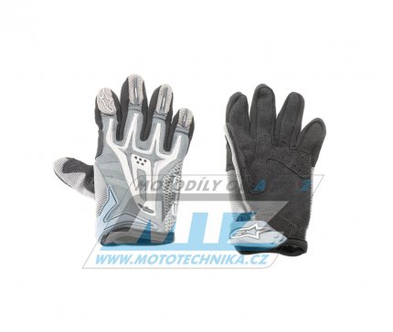 Rukavice dětské Alpinestars Dual - černo-šedé (velikost XXS)