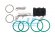 Sada výfuku Exhaust Pipe Seal Kit - KTM 125SX+144SX+150SX+200SX + 125EXC+150EXC+200EXC + 250EXC+300EXC + Husqvarna TC125+TE125 + TE150 + Gas-Gas MC125+MC250