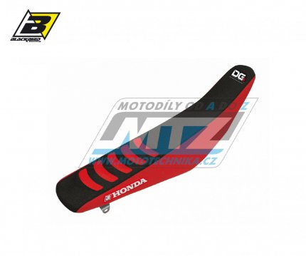 Potah sedla Honda CRF250R / 04-09 + CRF250X / 04-19 + CRF450X / 04-16 - barva černo-červená - typ potahu DG3