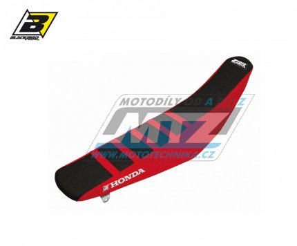 Potah sedla Honda CRF250R / 04-09 + CRF250X / 04-19 + CRF450X / 04-16 - barva černo-červená - typ potahu ZEBRA