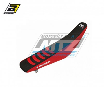 Potah sedla Honda CRF450R / 05-08 - barva černo-červená - typ potahu DG3
