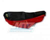 Potah sedla Yamaha XT660R + XT660X / 04-18 - barva černo-červená