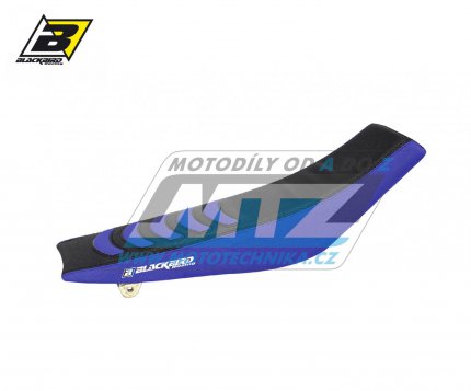 Potah sedla Yamaha YZF250 / 14-18 + YZF450 / 14-17 + WRF250 / 15-19 + WRF450 / 16-18 - barva černo-modrá - typ potahu DG3