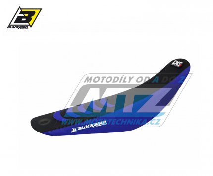 Potah sedla Yamaha YZ125+YZ250 / 22-25 - barva černo-modrá - typ potahu DG3