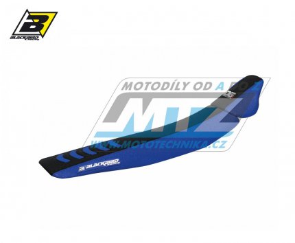 Potah sedla Yamaha YZF450 / 23-25 + YZF250 / 24-25 + WRF250+WRF450 - barva černo-modrá - typ potahu DG3