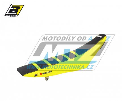Potah sedla Suzuki RMZ250 / 07-18 - barva černo-žlutá - typ potahu ZEBRA