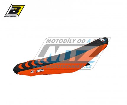 Potah sedla KTM EXC / 12-16 + SX+SXF / 11-15 - barva erno-oranov - typ potahu DG3