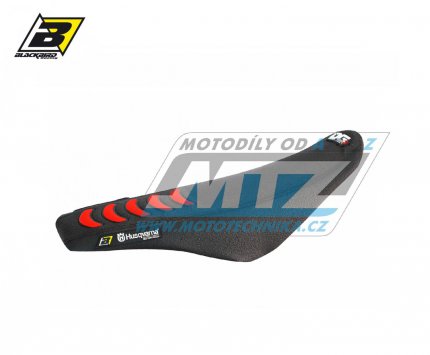 Potah sedla Husqvarna CR125+WR125 / 09-13 + TC250+TC310+TE250+TE310 / 08-13 + TC450+TC510+TE450+TE510 / 08-10 - barva černo-červená - typ potahu DG3