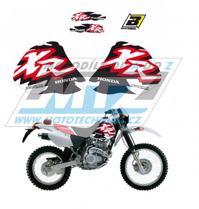 Polepy na motocykl (sada polepů Original) Honda XR250+XR400 / 96-04 - typ polepů Original Graphic