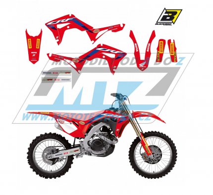 Polepy na motocykl (sada polepů Graphics) Honda CRF250R / 18-21 + CRF450R / 17-20 - typ polepů Replica Team HRC